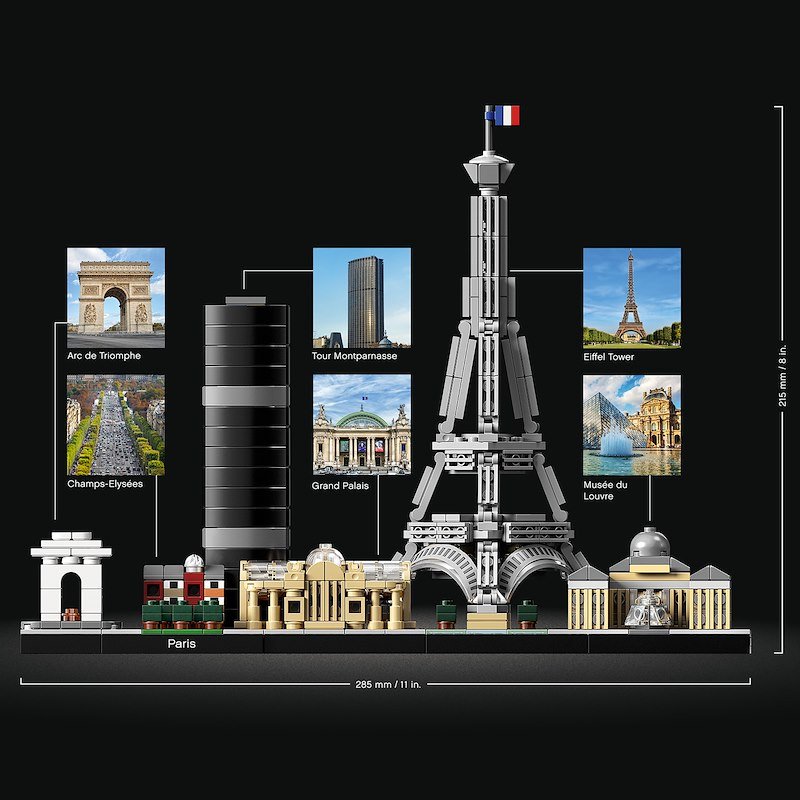 Lego Architecture Parigi 21044