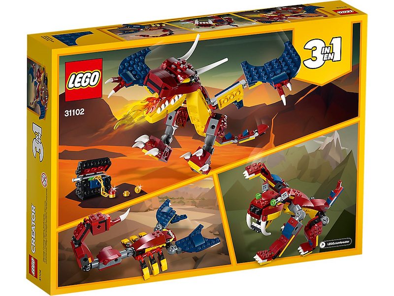 Lego® Creator Drago del fuoco 31102