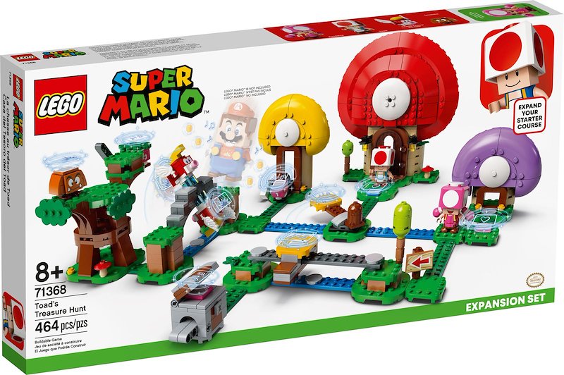 Lego La caccia al tesoro di Toad - Pack di Espansione 71368