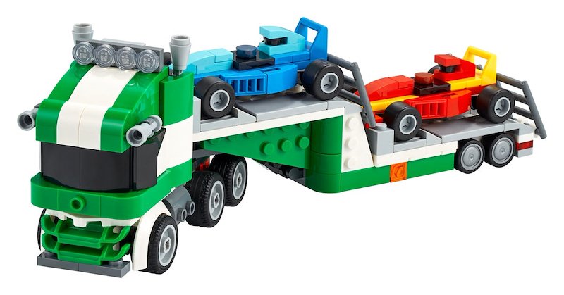 Lego® Trasportatore di auto da corsa 3 in 1 31113