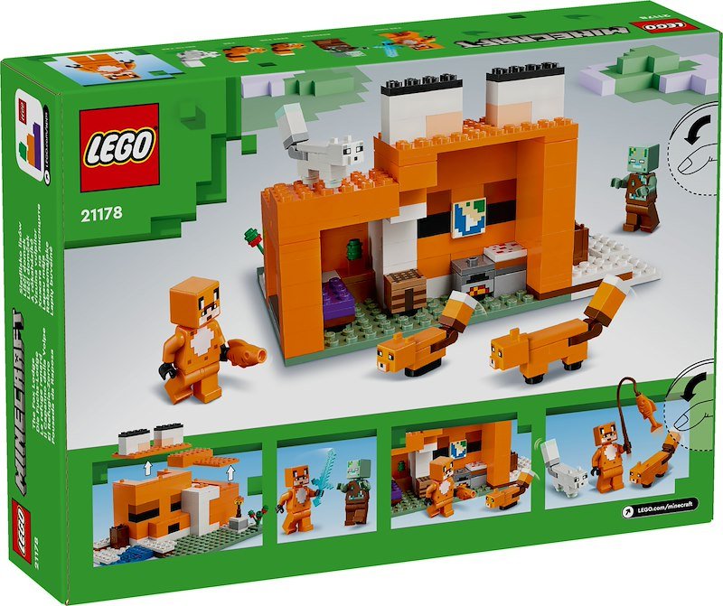Lego® Minecraft Il Capanno della Volpe 21178