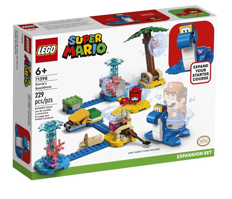 Lego SUPER MARIO Lungomare di Dorrie - Pack di Espansione 71398