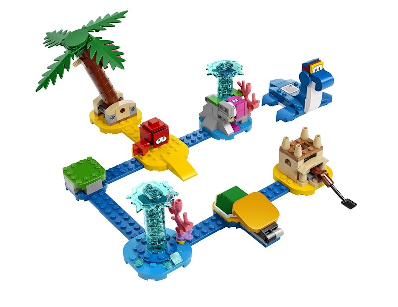 Lego SUPER MARIO Lungomare di Dorrie - Pack di Espansione 71398