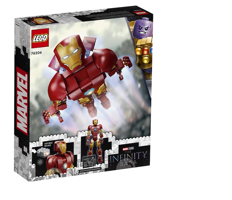 Lego Marvel Personaggio di Iron Man 76206