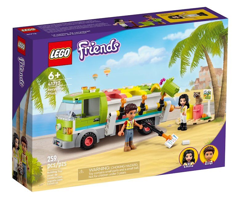 Lego® Friends Camion riciclaggio rifiuti 41712