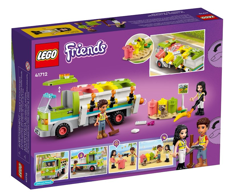 Lego® Friends Camion riciclaggio rifiuti 41712