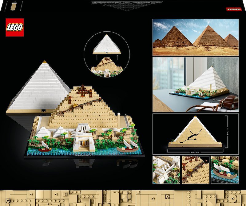 Lego Architecture La Grande Piramide di Giza 21058