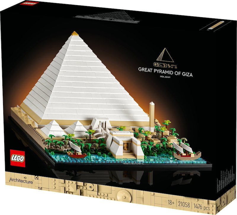 Lego Architecture La Grande Piramide di Giza 21058