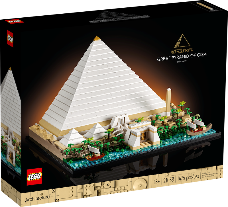Lego Architecture La Grande Piramide di Giza 21058