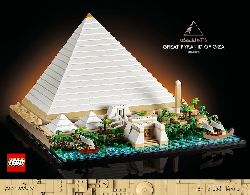 Lego Architecture La Grande Piramide di Giza 21058