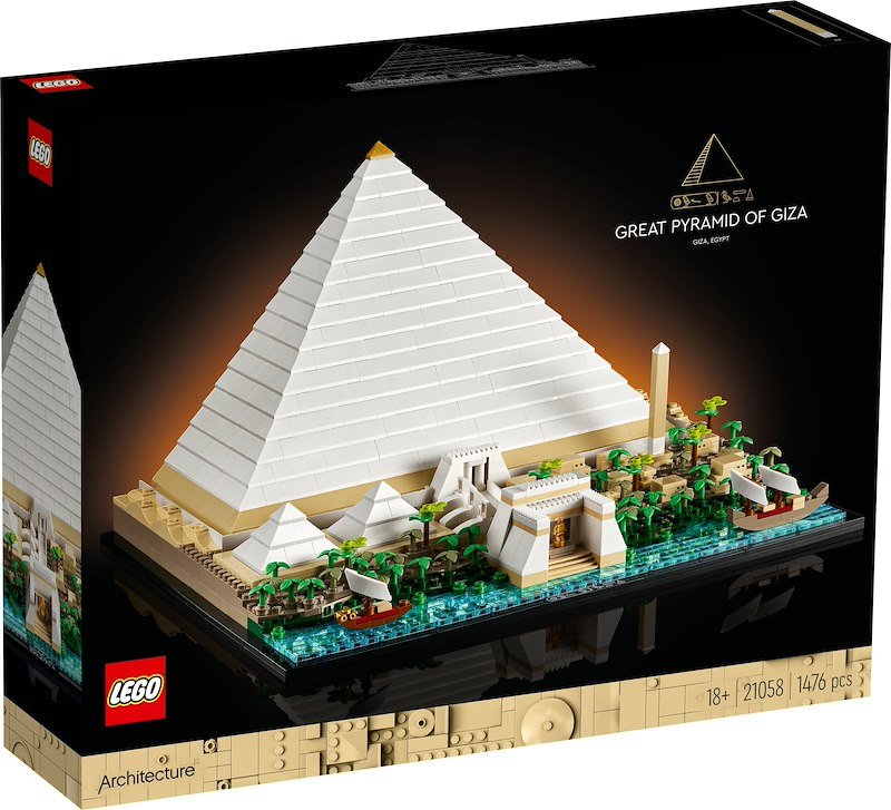 Lego Architecture La Grande Piramide di Giza 21058