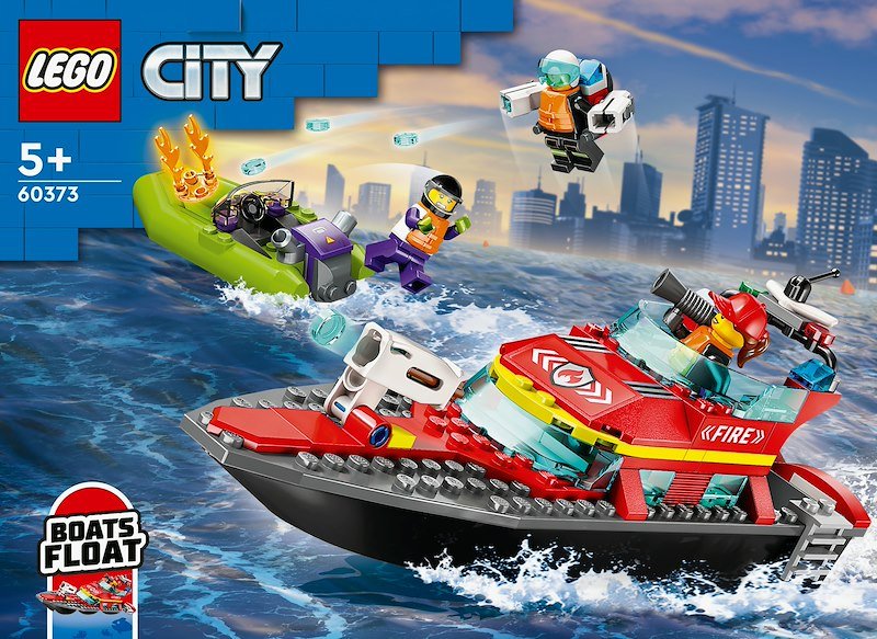 Lego® Barca di soccorso antincendio - 60373