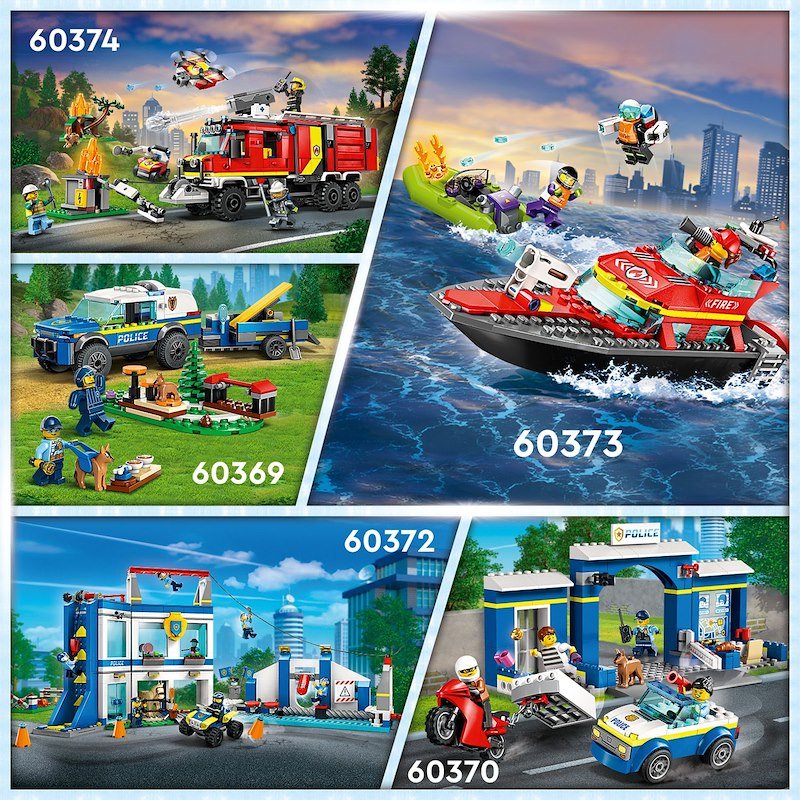 Lego® Barca di soccorso antincendio - 60373