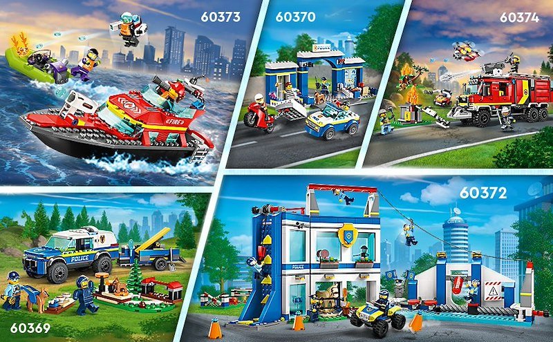 Lego® Barca di soccorso antincendio - 60373