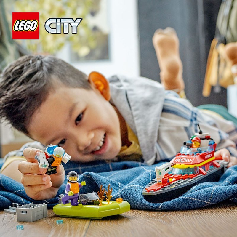 Lego® Barca di soccorso antincendio - 60373