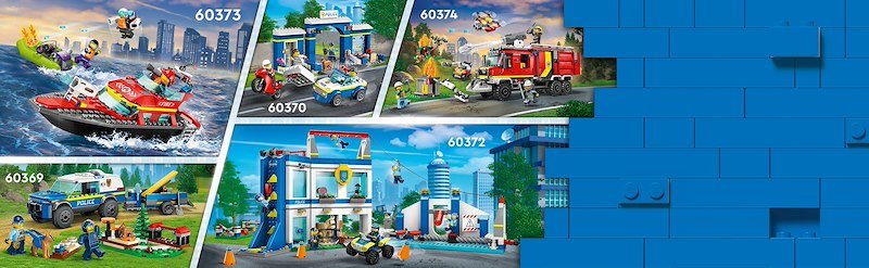 Lego® Barca di soccorso antincendio - 60373