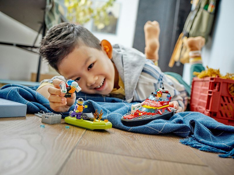 Lego® Barca di soccorso antincendio - 60373