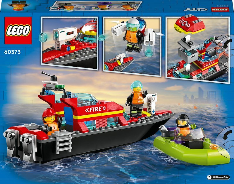 Lego® Barca di soccorso antincendio - 60373