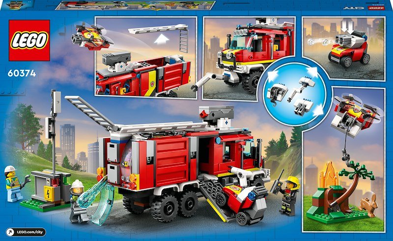 Lego City Autopompa dei vigili del fuoco 60374
