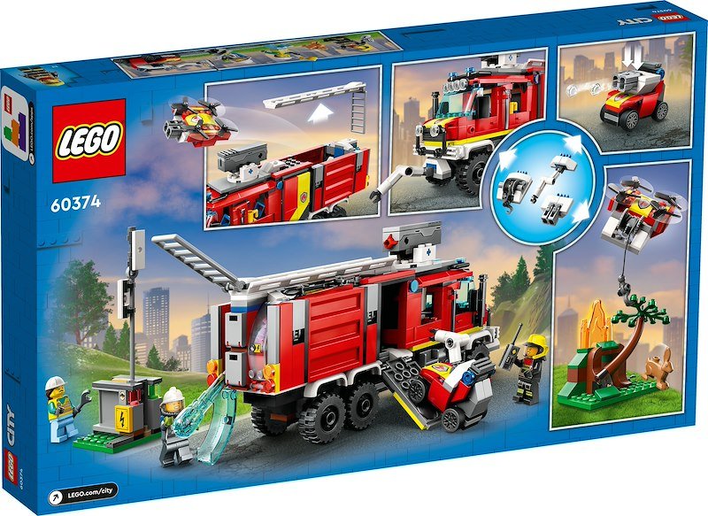 Lego City Autopompa dei vigili del fuoco 60374