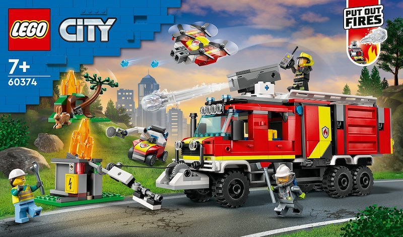 Lego City Autopompa dei vigili del fuoco 60374