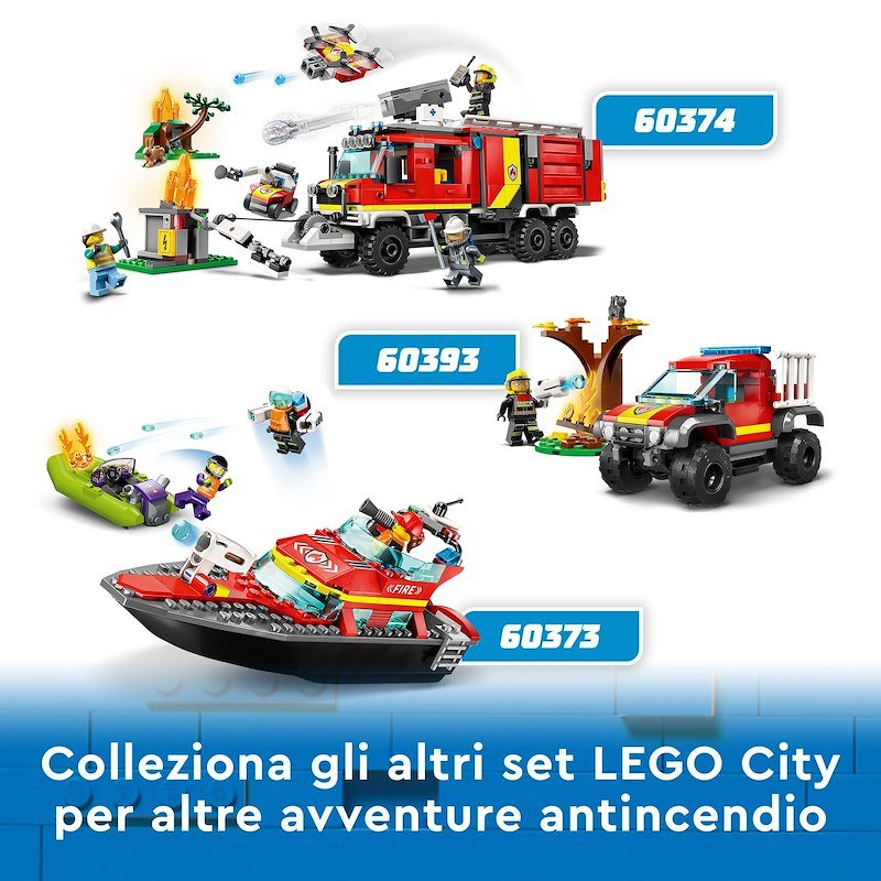 Lego City Autopompa dei vigili del fuoco 60374