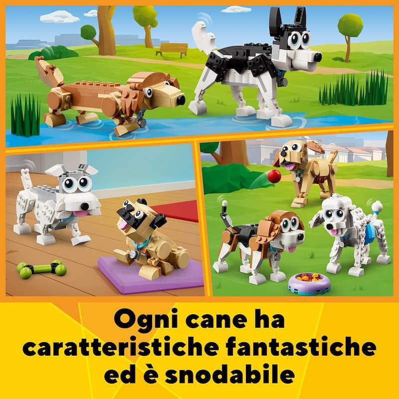 Lego® Creator 3in1 Adorabili cagnolini 31137