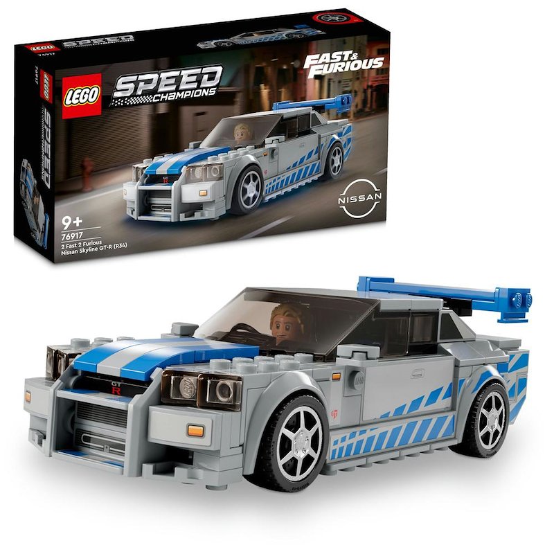 Lego® Speed Champions 2 Fast 2 Furious Nissan Skyline GT-R (R34) 76917