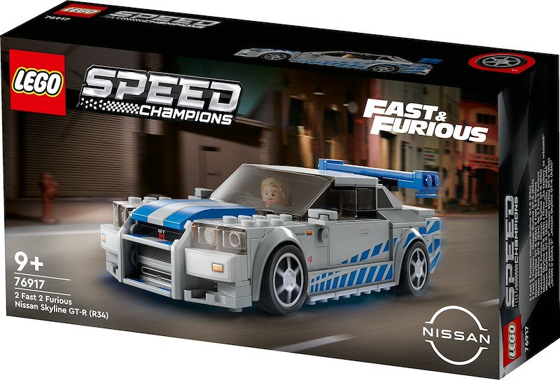 Lego® Speed Champions 2 Fast 2 Furious Nissan Skyline GT-R (R34) 76917