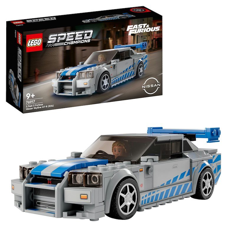 Lego® Speed Champions 2 Fast 2 Furious Nissan Skyline GT-R (R34) 76917