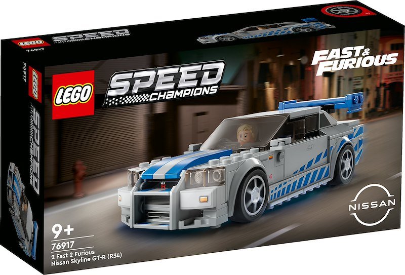 Lego® Speed Champions 2 Fast 2 Furious Nissan Skyline GT-R (R34) 76917