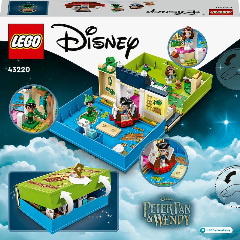 Lego® Disney L’avventura nel libro delle fiabe di Peter Pan e Wendy 43220