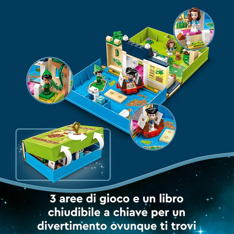 Lego® Disney L’avventura nel libro delle fiabe di Peter Pan e Wendy 43220