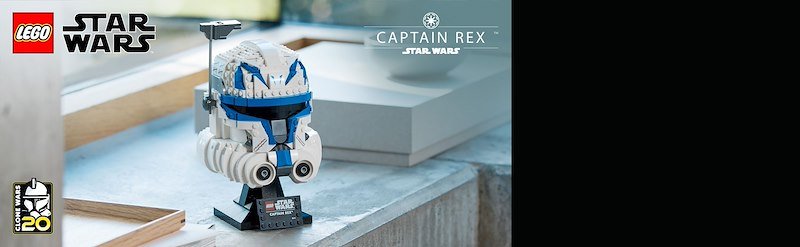 Lego SW Casco di Captain Rex - 75349