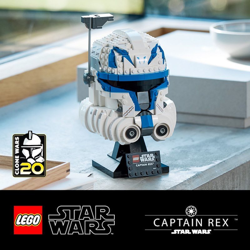 Lego SW Casco di Captain Rex - 75349