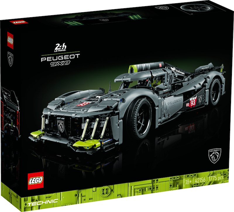 Lego Technic PEUGEOT 9X8 24H Le Mans Hybrid Hypercar 42156