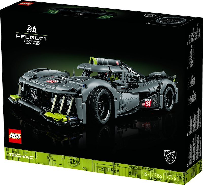 Lego Technic PEUGEOT 9X8 24H Le Mans Hybrid Hypercar 42156