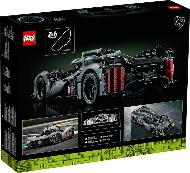 Lego Technic PEUGEOT 9X8 24H Le Mans Hybrid Hypercar 42156