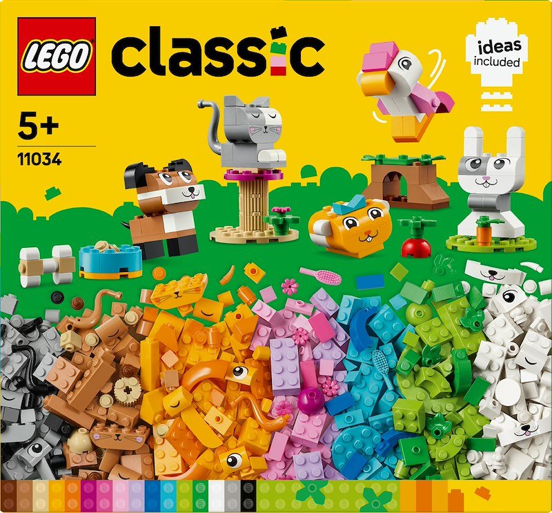 Lego® Classic 11034 - Animali domestici creativi