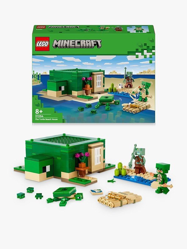 Lego® Beach House della tartaruga Minecraft 21254