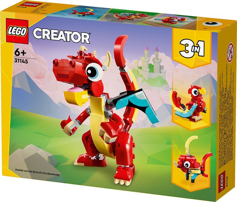 Lego® CREATOR Drago rosso 3 in 1 31145