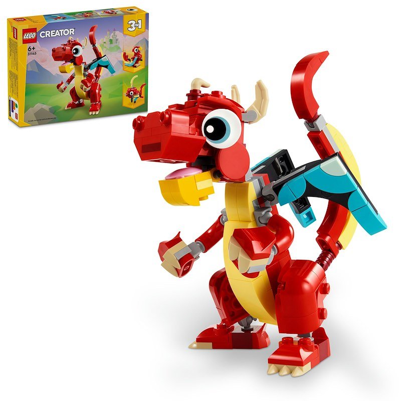 Lego® CREATOR Drago rosso 3 in 1 31145