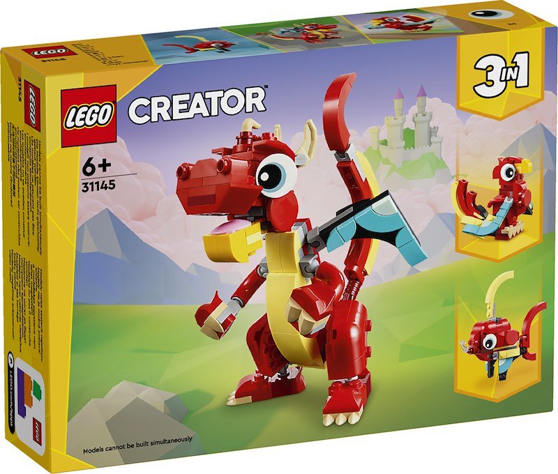 Lego® CREATOR Drago rosso 3 in 1 31145
