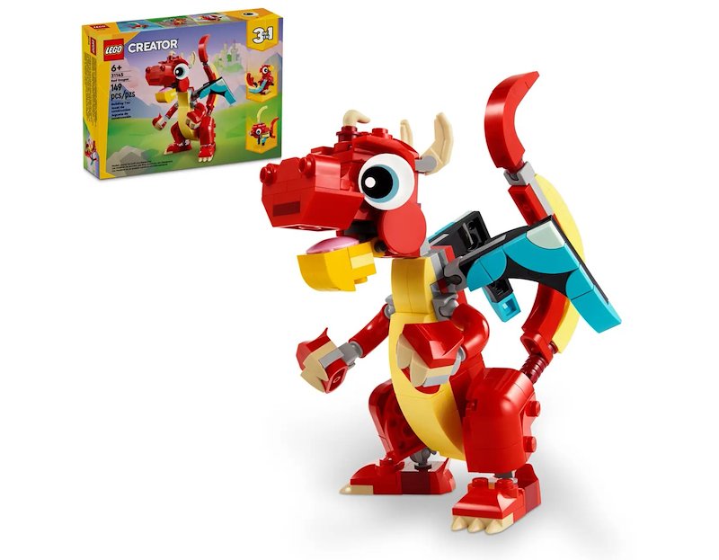 Lego® CREATOR Drago rosso 3 in 1 31145