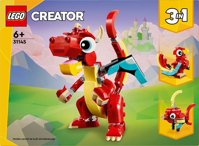 Lego® CREATOR Drago rosso 3 in 1 31145