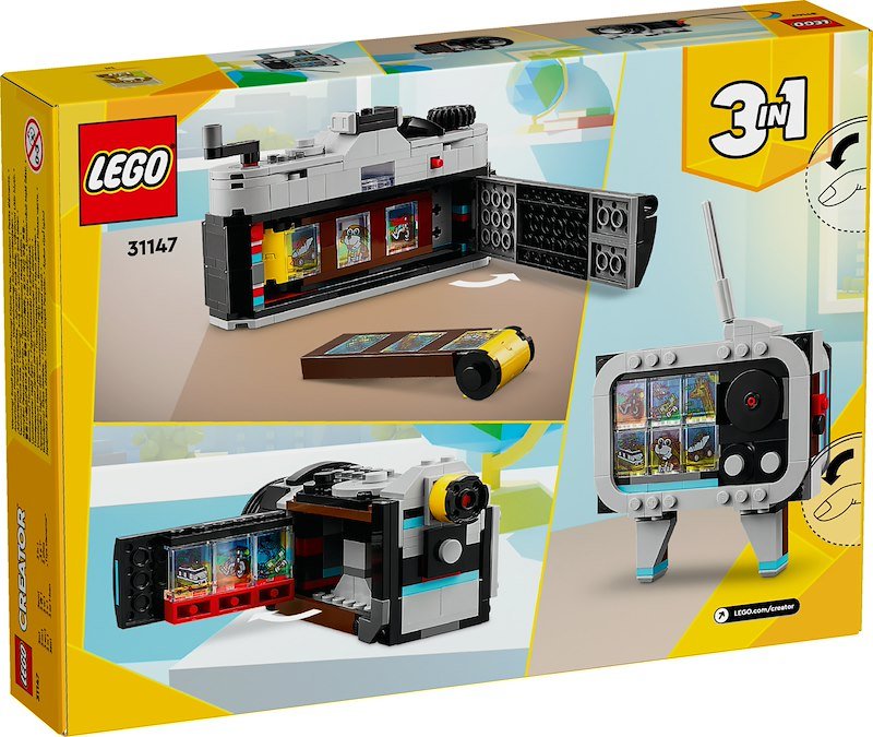 Lego® Creator 3 in 1 Fotocamera retrò 31147