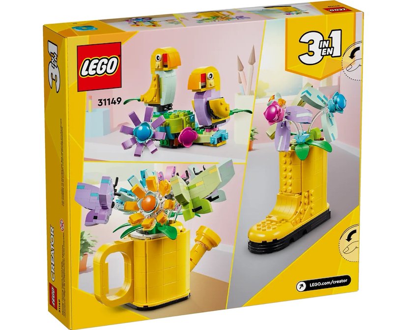 Lego® Creator 3 in 1 Innaffiatoio con fiori 31149