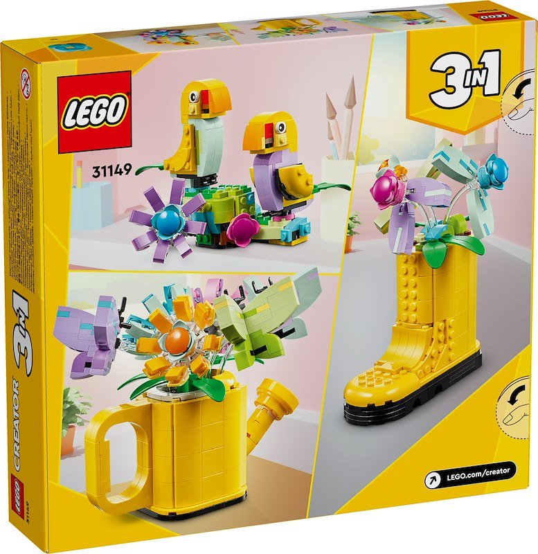 Lego® Creator 3 in 1 Innaffiatoio con fiori 31149