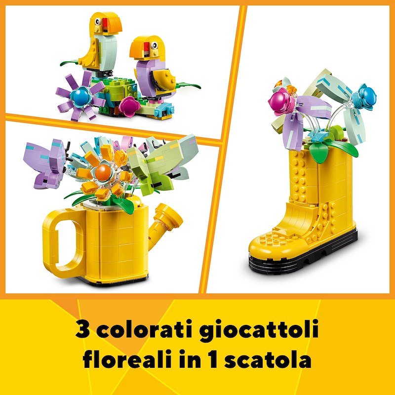 Lego® Creator 3 in 1 Innaffiatoio con fiori 31149
