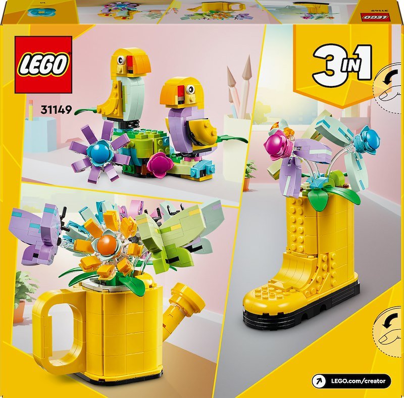 Lego® Creator 3 in 1 Innaffiatoio con fiori 31149